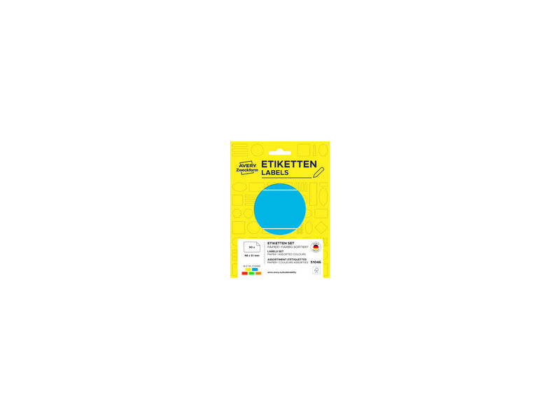 AVERY Zweckform Étiquette multi-usage, 50 x 19 mm, coloré