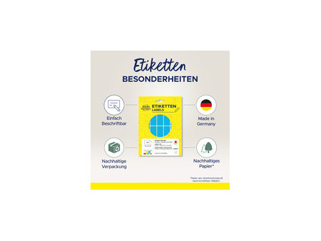 AVERY Zweckform Étiquette multi-usage, 50 x 19 mm, coloré