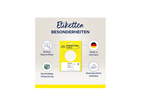 AVERY Zweckform Étiquette de nom, 76x19 mm, enlevable, blanc