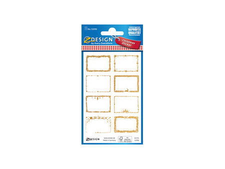 AVERY Zweckform ZDesign Sticker pour cadeau de Noel