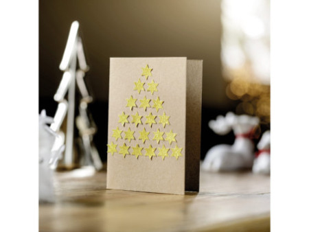AVERY Zweckform ZDesign Stickers de Noël 'étoiles', or