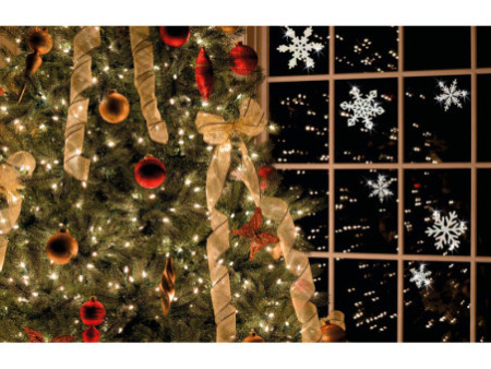 AVERY Zweckform ZDesign Image de fenêtre pour Noël, Flocons