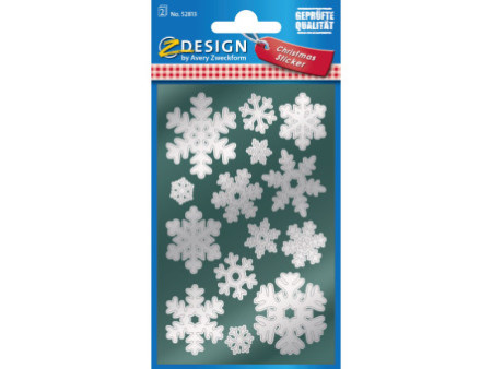 AVERY Zweckform ZDesign Stickers de Nöel 'flocons de neige'