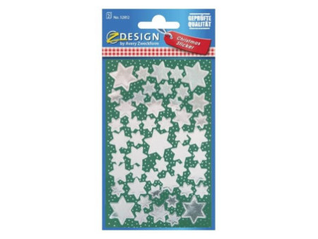 AVERY Zweckform ZDesign Sticker de Noël 'Etoile', présentoir