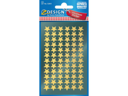 AVERY Zweckform ZDesign Sticker de Noël 'Etoile', présentoir