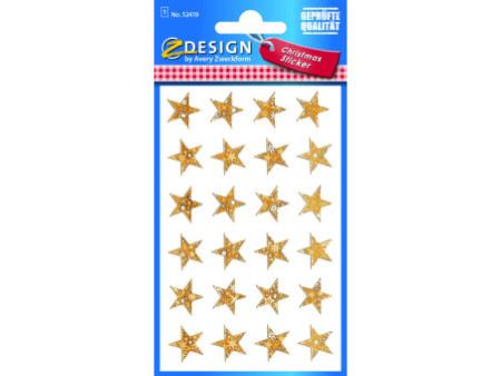 AVERY Zweckform ZDesign Sticker de Noël 'Etoile', présentoir
