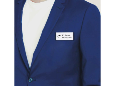 AVERY Insert imprimable pour badge, 190 g/m2, 65x30mm, blanc