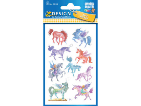 AVERY Zweckform Z-Design autocollant pour enfants 'licornes'
