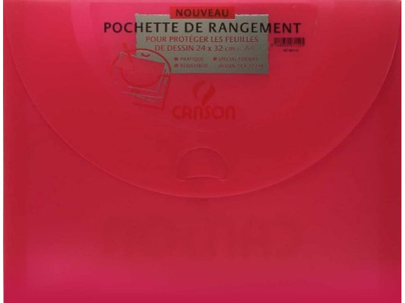 CANSON Pochette de rangement à dessin, en PP, 270 x 350 mm