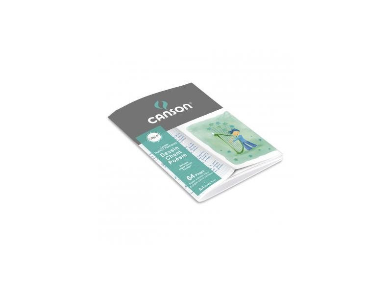 CANSON Cahier poésie et chant, 120 g/m2, 170 x 220 mm