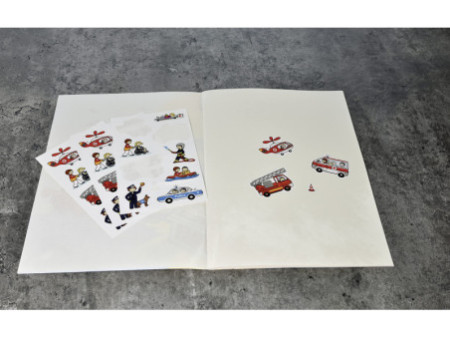 AVERY Zweckform Sticker ZDesign métiers pompier/policier
