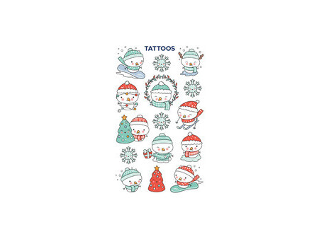 ZDesign KIDS Tatouages de Noël 'Animaux'