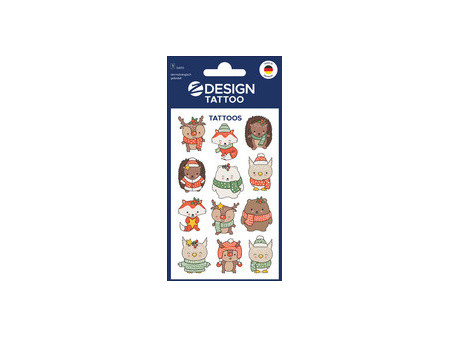 ZDesign KIDS Tatouages de Noël 'Bonhomme de neige'