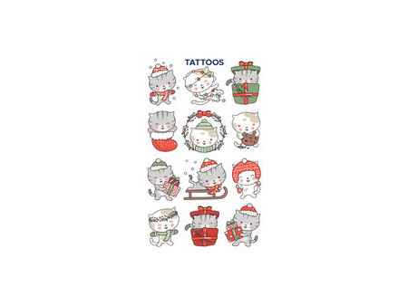 ZDesign KIDS Tatouages de Noël 'Étoiles'