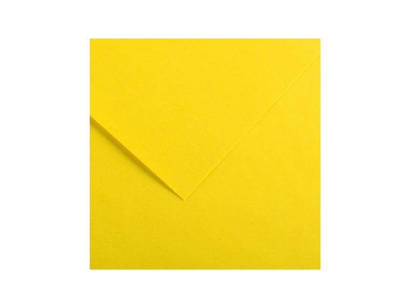 CANSON Papier Vivaldi, 500 x 650 mm, 240 g/m2, jaune canari