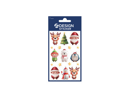 ZDesign Stickers de Noël 'Personnages étincelants'