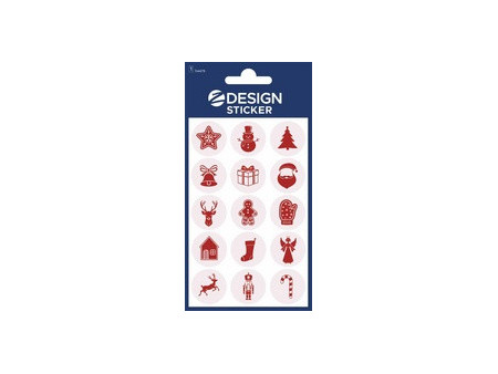 ZDesign Stickers de Noël 'Dessins brillants'