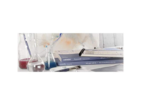 CANSON Bloc de papier Aquarelle, fin, 310 x 410 mm