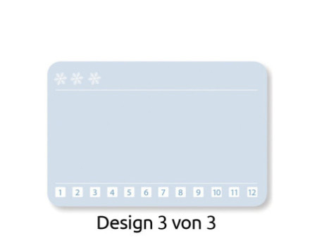 AVERY Zweckform ZDesign Sticker sur rouleau 'mois congélat.'