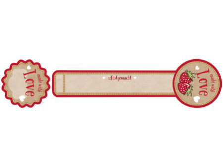 AVERY Zweckform ZDesign Cachet fraîcheur 'Made with Love'