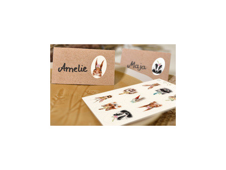 AVERY Zweckform ZDesign Sticker de Pâques 'Animaux bohème'