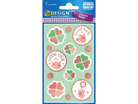 AVERY Zweckform ZDesign Stickers cadeaux 'Good Luck'