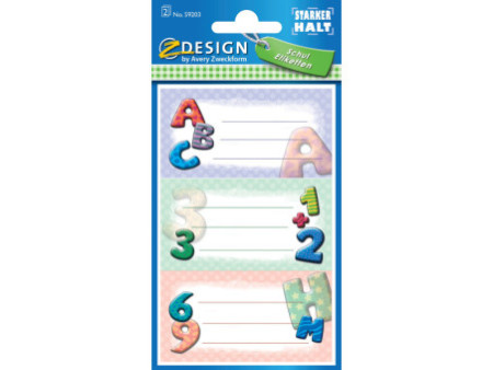 AVERY Zweckform ZDesign Etiquettes pour livres 'ABC'