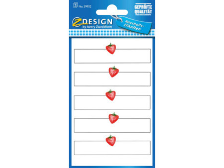 ZDesign HOME Étiquette de cuisine 'fraise'