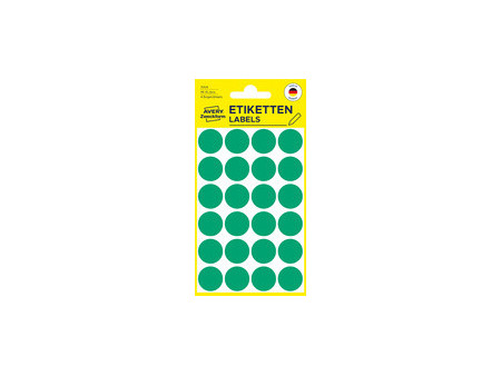 AVERY Zweckform Pastille de couleur, diamètre 8 mm