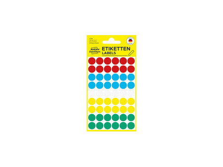 AVERY Zweckform Pastille de couleur, diamètre 8 mm