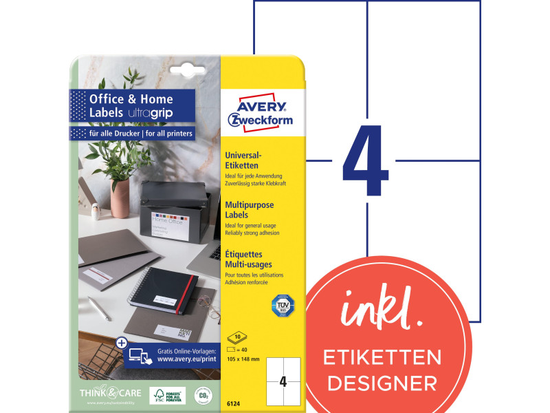 AVERY Zweckform Etiquette universelle Office&Home