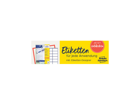 AVERY Zweckform Étiquette universelle, 105 x 57 mm, blanc