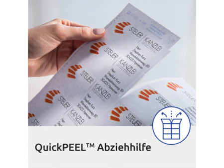 AVERY Zweckform QuickPEEL Etiquette d'adresse, 99,1 x 38,1mm