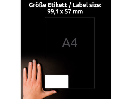 AVERY Zweckform QuickPEEL Etiquette d'adresse, 99,1 x 57 mm