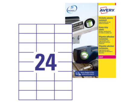 AVERY Zweckform Etiquette, 70 x 37 mm, blanc