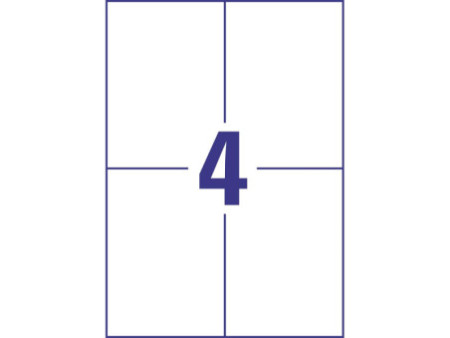 AVERY Zweckform Etiquette, 105 x 148 mm, blanc