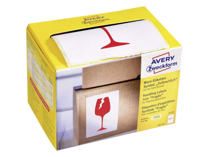 AVERY Zweckform Rouleau d'étiquettes d'expédition, fragile