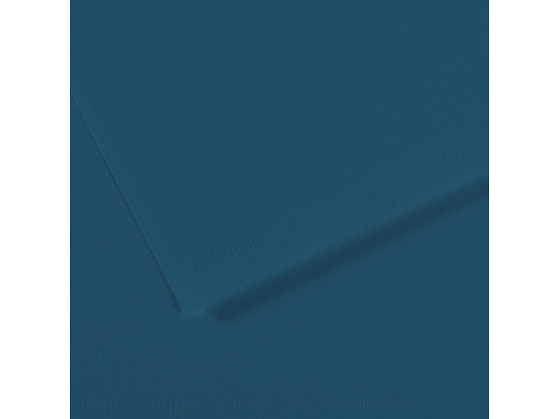 CANSON Papier dessin Mi-Teintes, 500 x 650 mm, bleu pétrole