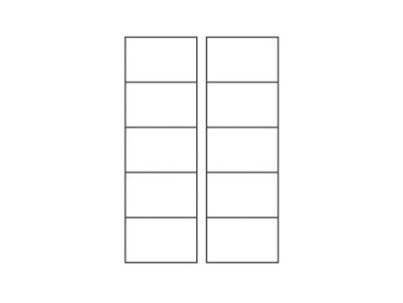 AVERY Cartes de visite Quick&Clean, 270 g/m2, satin blanc