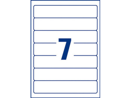 AVERY Etiquette de classement adhésive, 192 x 38 mm, blanc