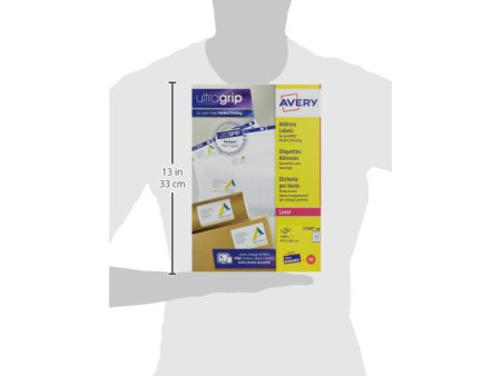 AVERY Etiquette d'adresse, 63,5 x 38,1 mm, blanc