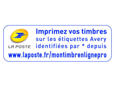AVERY Etiquette d'adresse, 99,1 x 33,9 mm, blanc