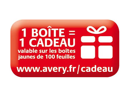 AVERY Etiquette d'adresse, 99,1 x 33,9 mm, blanc