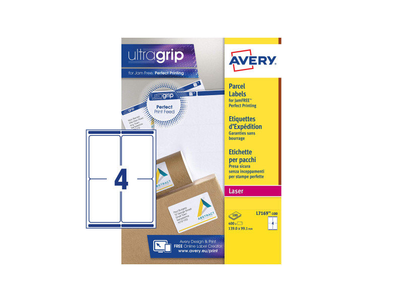 AVERY Etiquette d'expédition, 99,1 x 139,0 mm, blanc