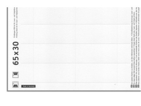 AVERY Zweckform Badge, 70 x 30 mm, set de 10, argent