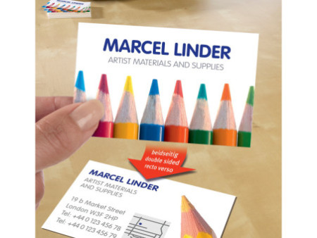 AVERY Zweckform Quick & Clean Cartes de visites, 10 feuilles
