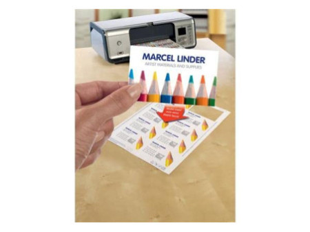 AVERY Zweckform Quick & Clean Cartes de visites, 25 feuilles