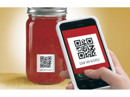 AVERY Zweckform Etiquette pour codes QR, 45 x 45 mm, carré