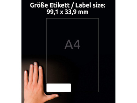 AVERY Zweckform QuickPEEL Etiquette d'adresse, 99,1 x 33,9mm