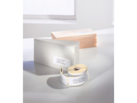 AVERY Zweckform Etiquettes en rouleau, 89 x 28 mm, blanc
